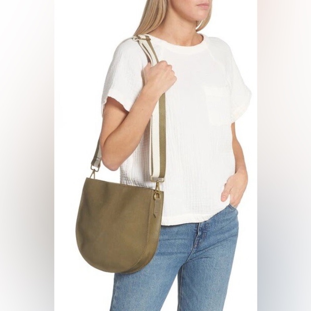 New Madewell Transport Saddle bag in Tundra